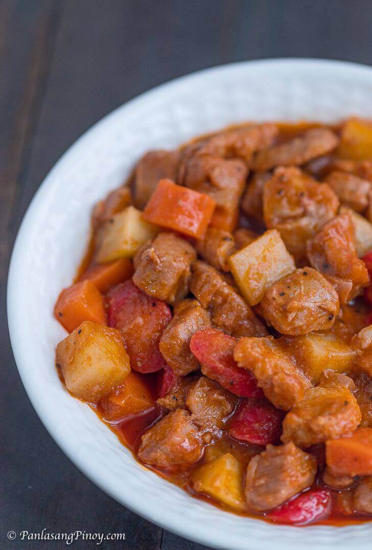 cooked menudo